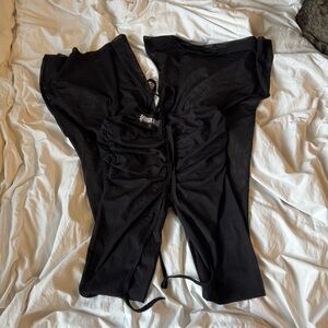 Darker Wavs dollskill mesh black pants